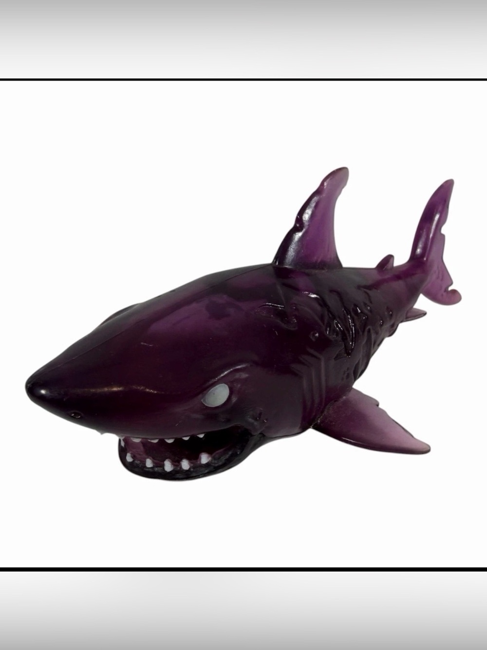Disney Pirates of the Caribbean Dead Men Tell No Tales Clear Purple Ghost Shark